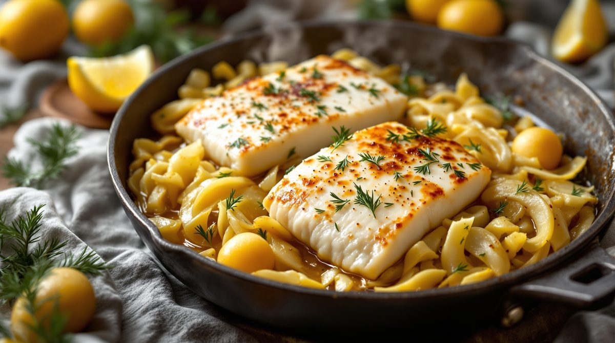 ovnbagt torsk med spidskål