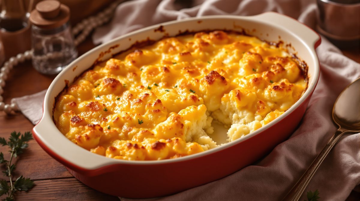 gratineret blomkål i ovn
