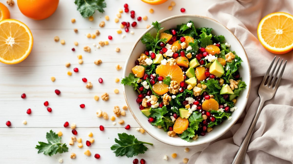 grønkål appelsin salat