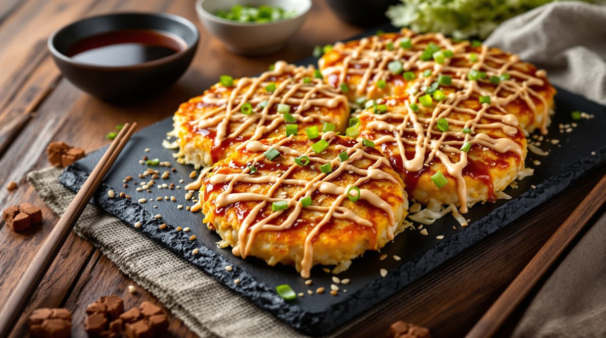 japanske pandekager med spidskål