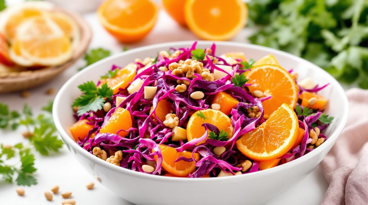 rødkål appelsin salat