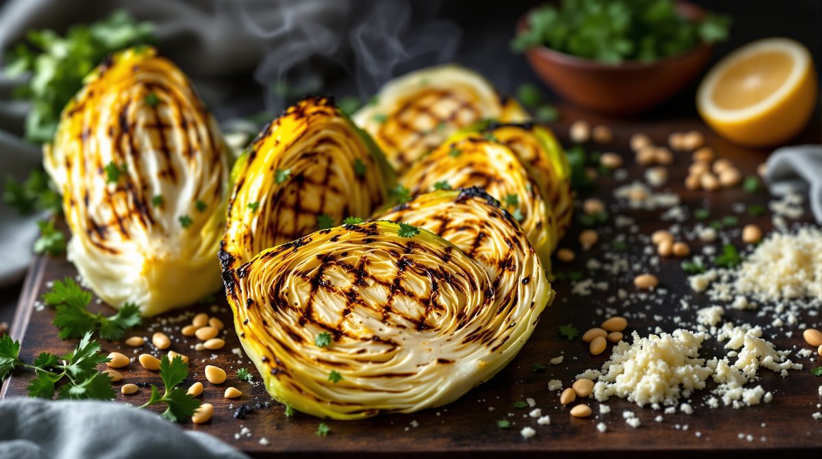 spidskål på grill