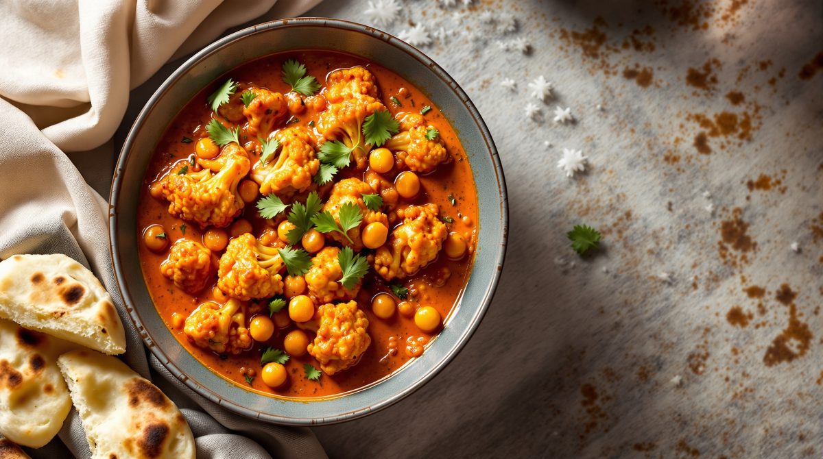 tikka masala med blomkål