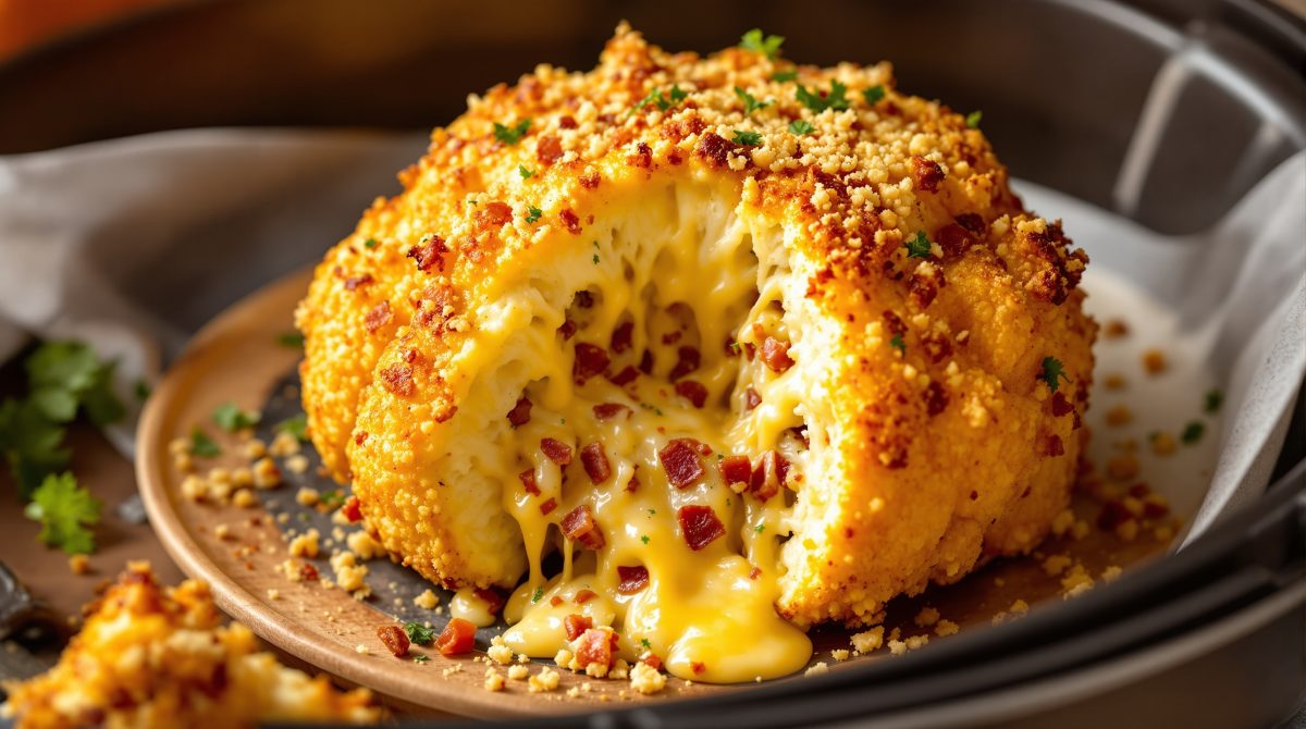 farseret blomkål i airfryer