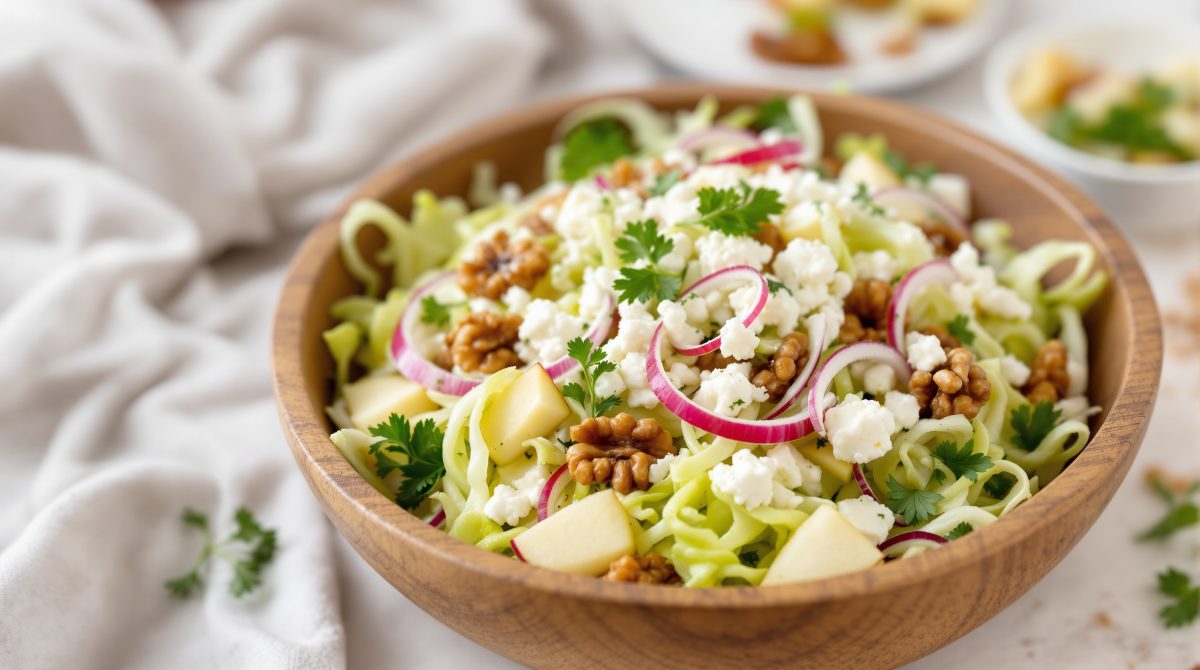 salat med spidskål og feta